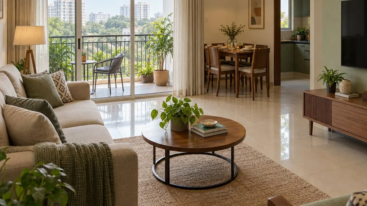 1 BHK — Living room — Aranya Vistara