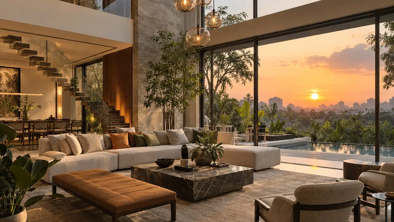 Living room — Caelum Enclave