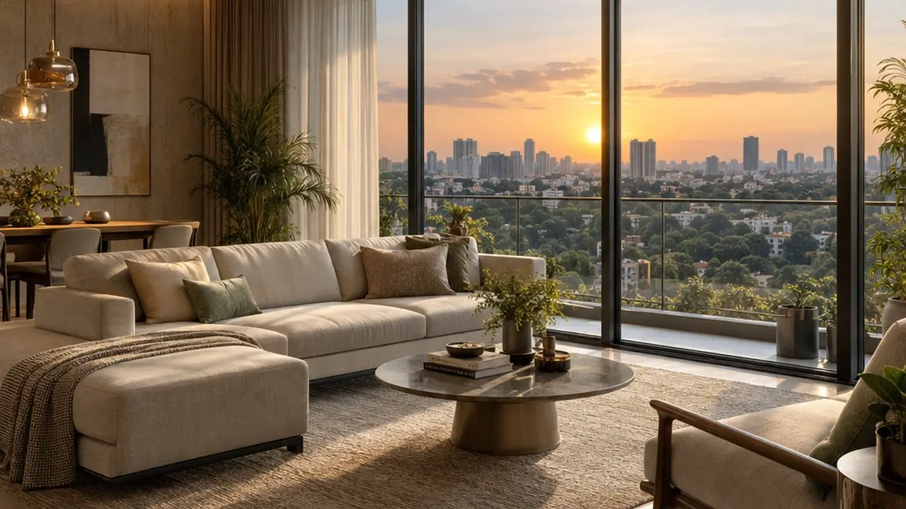 4 BHK — Living room — Veridian Rise