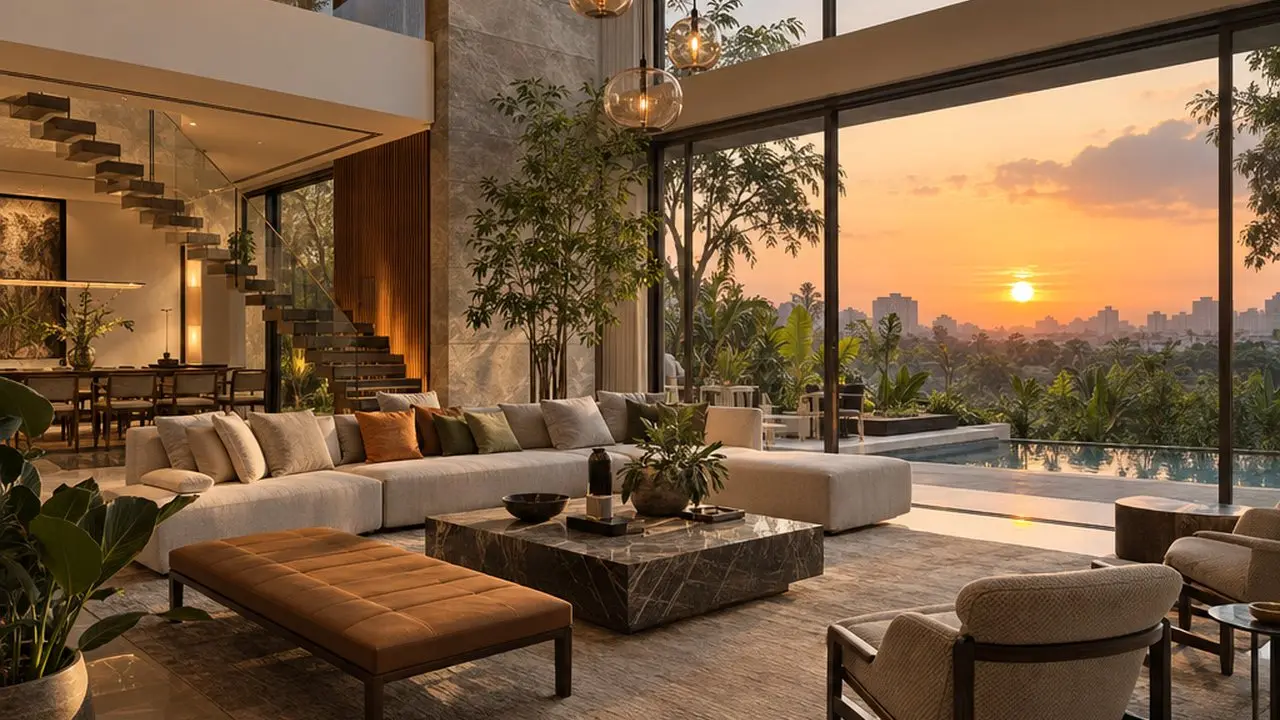 Living room — Marblewood Enclave