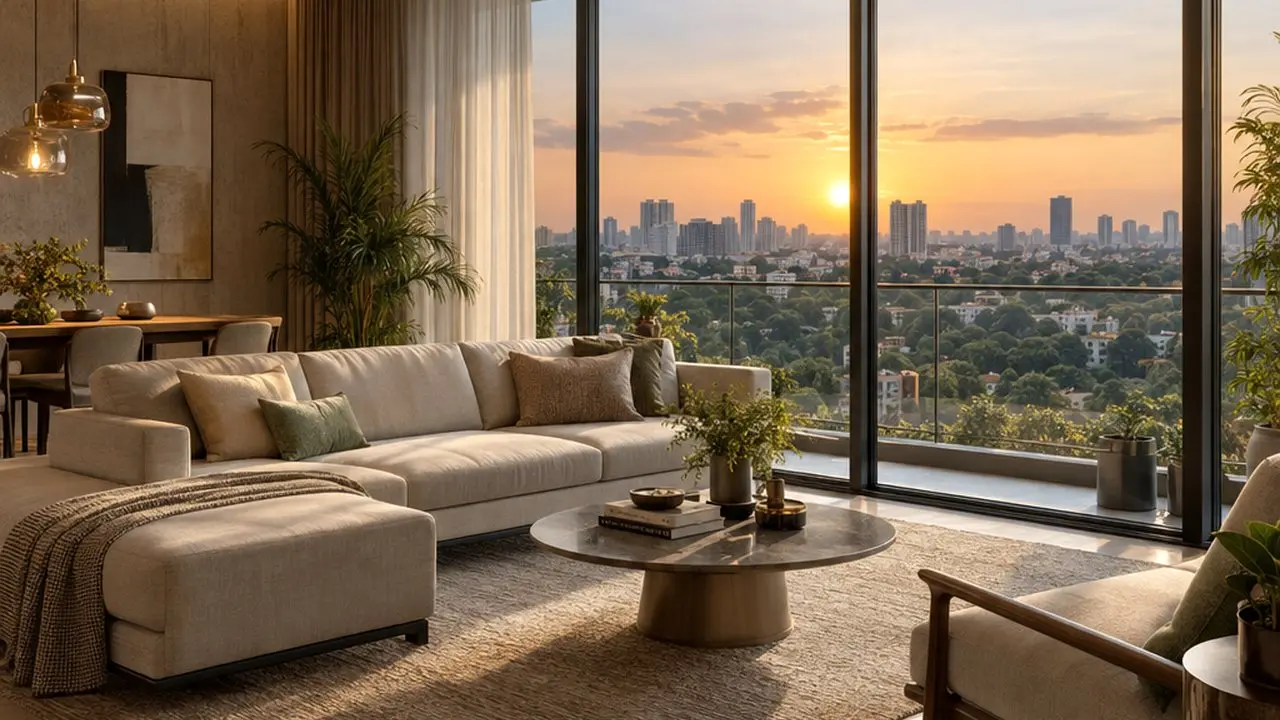 Living room — Vantara Grove