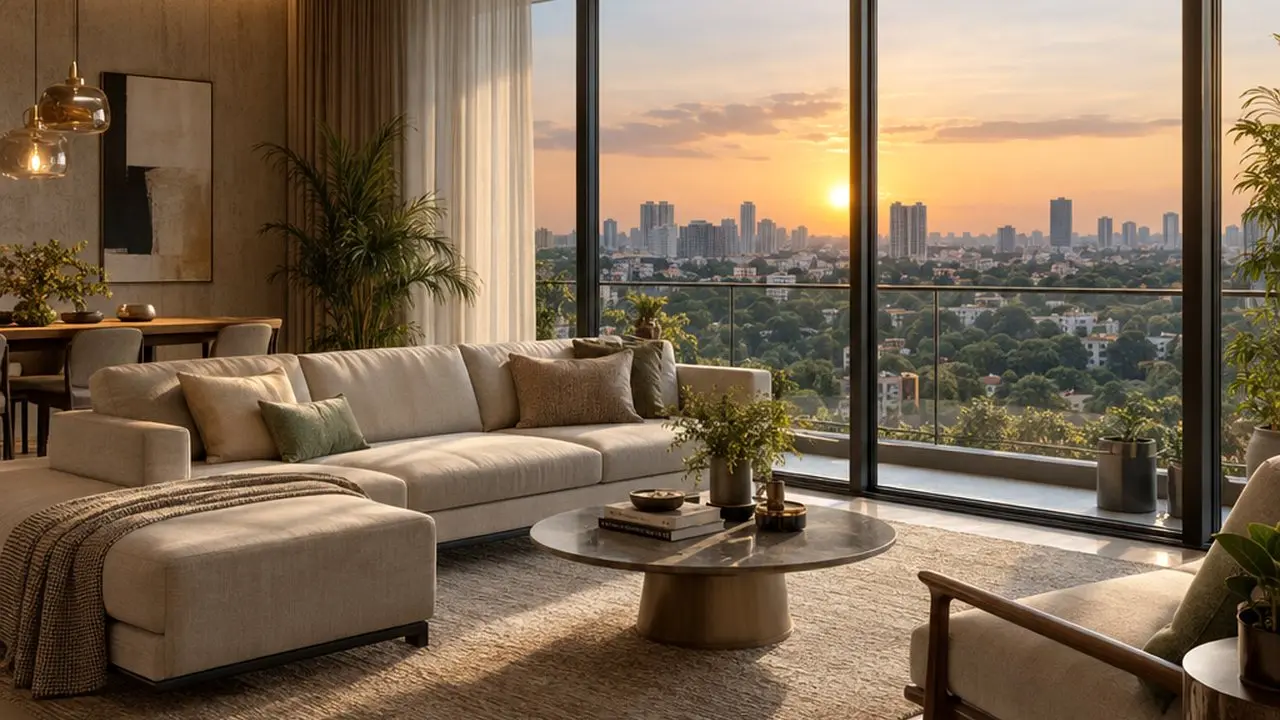 Living room — Velora Gardens
