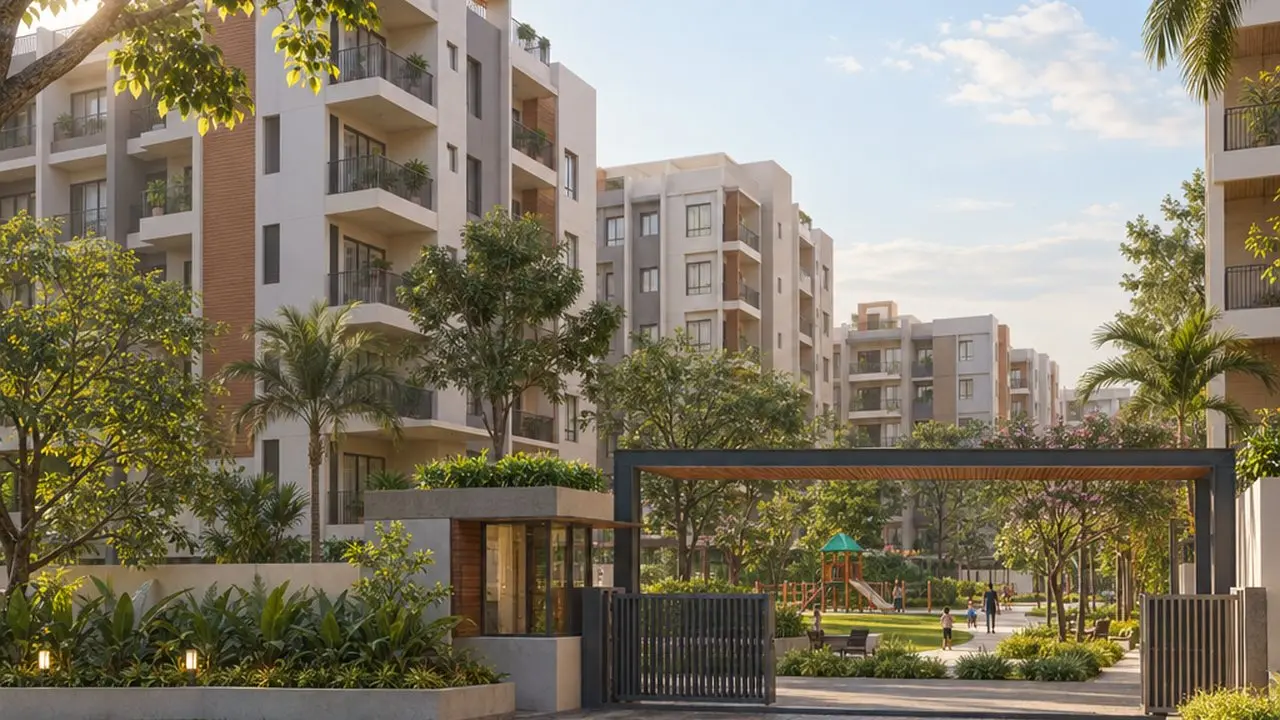 2 BHK — Bedroom 1 — Brighthaven Homes
