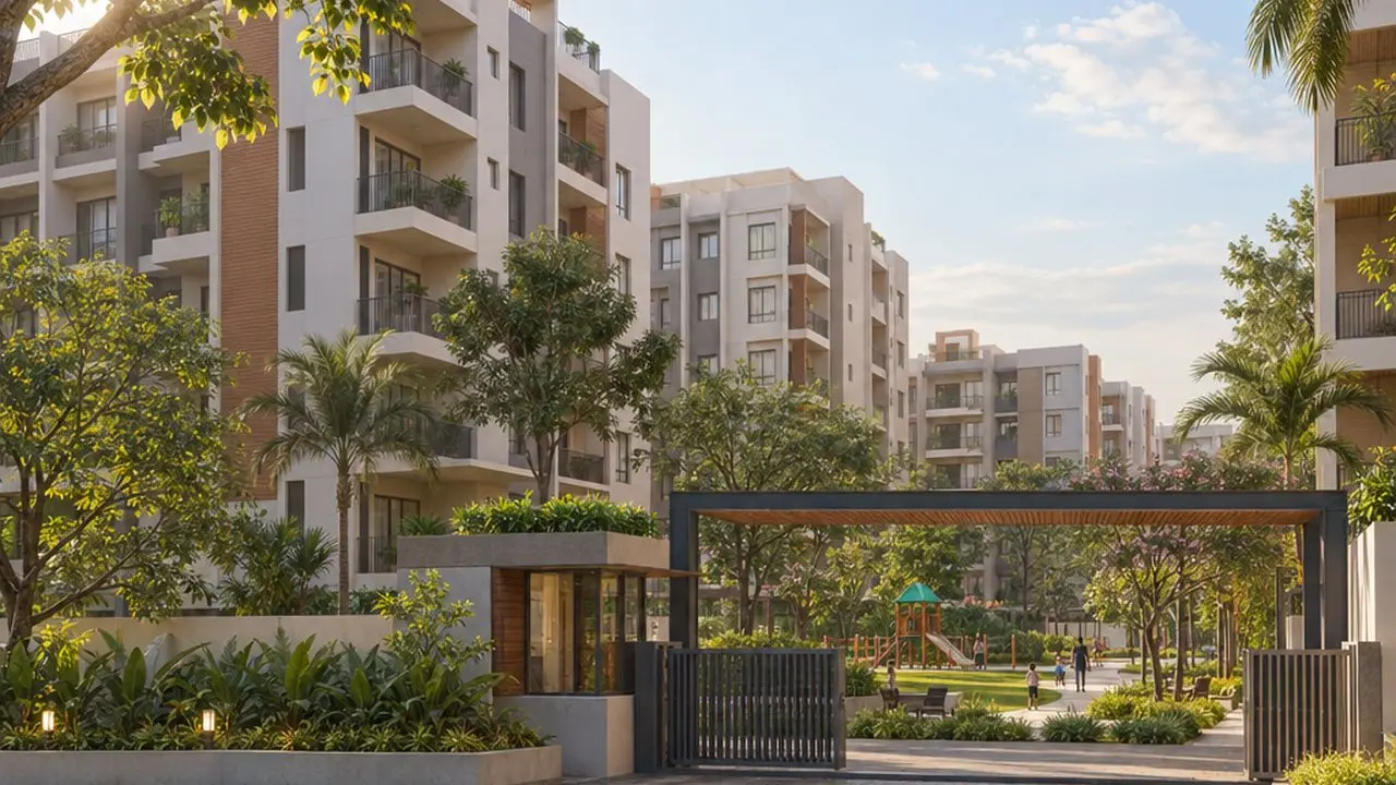 1 BHK — Bedroom 1 — Mosslight Residences