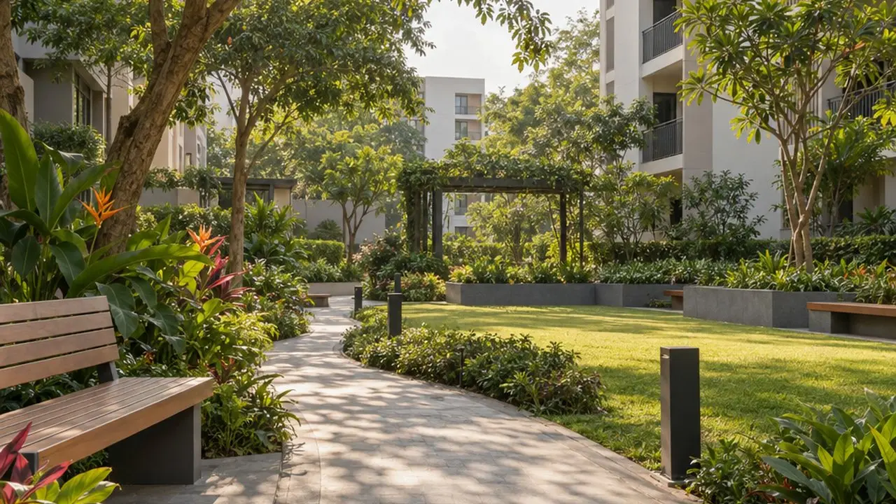1 BHK — Garden — Mosslight Residences