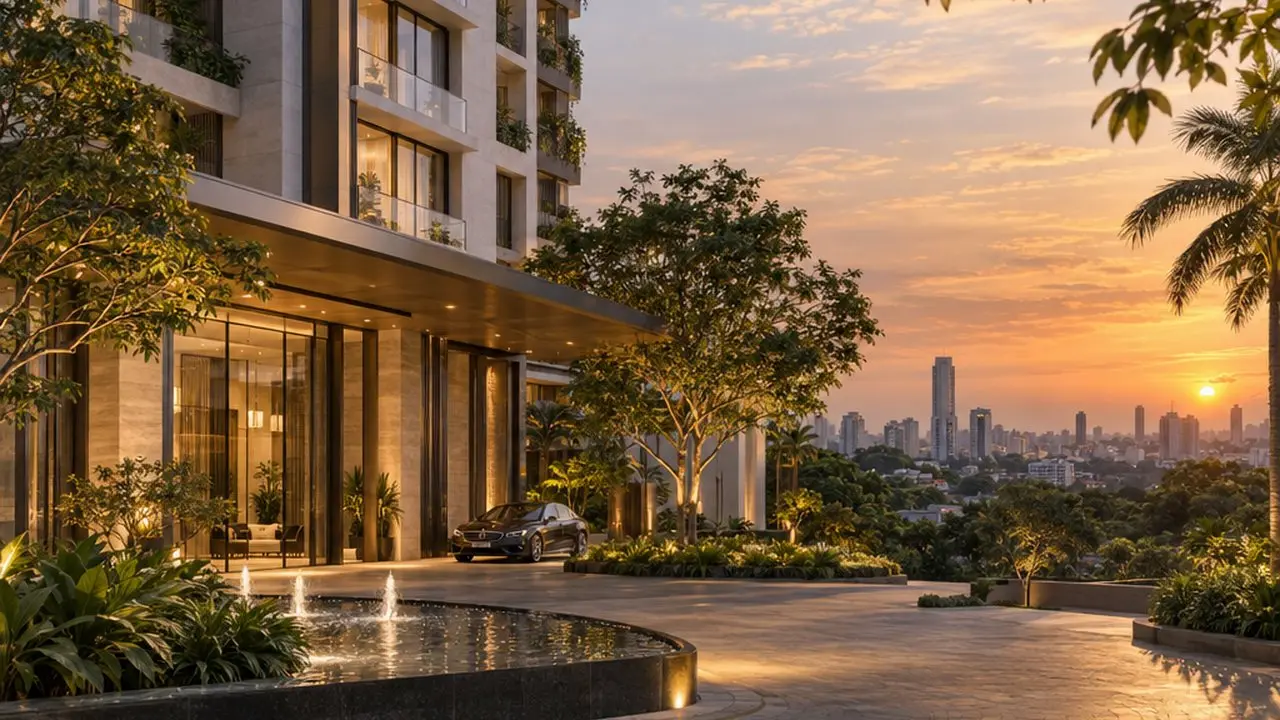 3 BHK — Bedroom 2 — Skybloom Court
